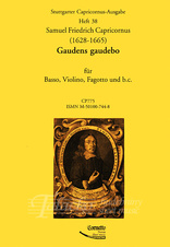 Gaudens gaudebo für Basso, Violino, Fagotto und Basso Continuo